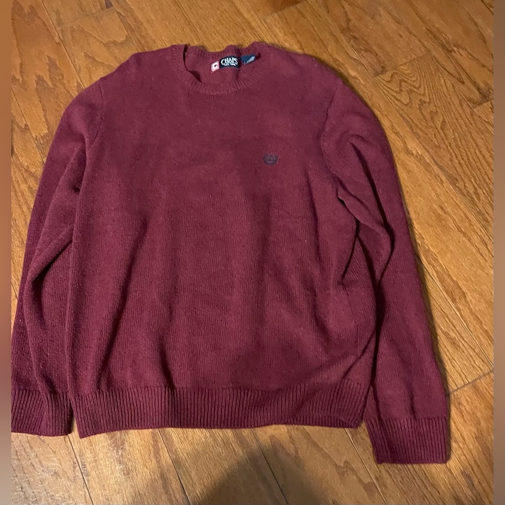Chaps maroon sweater